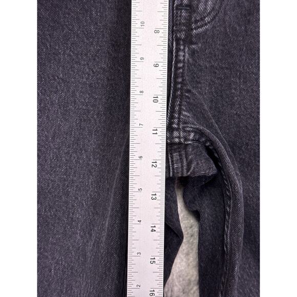 Abercrombie & Fitch Jeans 27 / 4 Womens 90s Straight Ultra High Curve Love Black - Picture 4 of 7